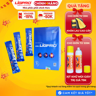 Thực phẩm bổ sung gel xương khớp LIGPRO 20 Gói x 25ml Bổ sung gel xương khớp khi vận động thể thao