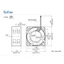 Quạt điều khiển hệ thống Fenakako NMB 1608KL-05W-B39 4CM 24V 0.08A