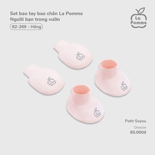 La pomme SS2025 BST La Pomme Người bạn trong vườn - Hồng cho bé T6.0