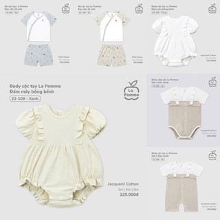 La pomme SS25 BST bộ cộc, body cho bé T6.0