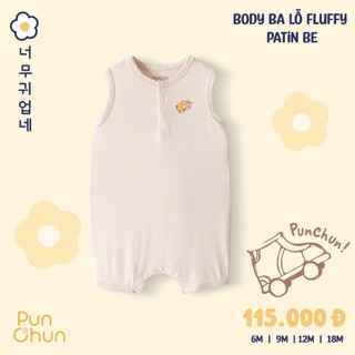 Punchun Ss2025 Body ba lỗ Fluffy patin cho bé