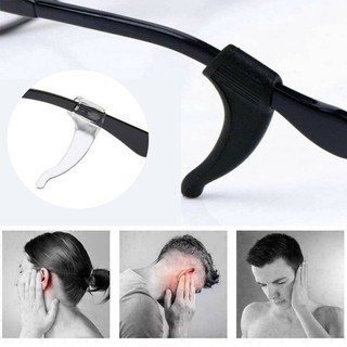 2 Cái Kẹp Tai Kính Mắt Chống Trơn Trượt - Kính Silicon Mềm Chống Rơi Móc Tai