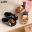 Sáng Tạo Giày Lỗ Bánh Mì Cặp Đôi Dép Dép Baotou Dép Đế Dày Dép Dép Đế Dày Dép Đế Dày Tăng Chiều Cao Khử Mùi Chống Trơn Trượt Baotou Giày Đi Biển Ngoài Trời Chúng Tôi