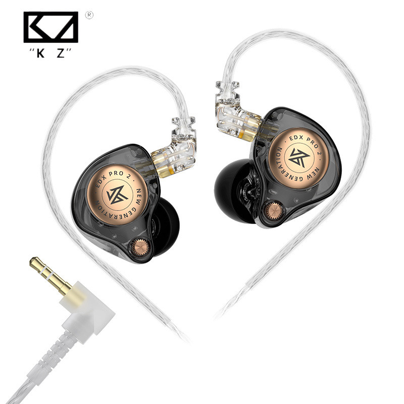Tai nghe KZ EDX PRO 2 trong tai có độ trung thực cao HIFI điều khiển bằng dây động Phiên bản nâng cấp