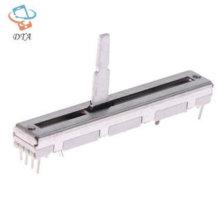 [DTA] 1 Cái Cho 60mm DJM 350 400 600 700 800 Đẩy Fader Trượt Thẳng Potentiometer DJ Mixer Stereo Fade Trượt Potentiometer VN