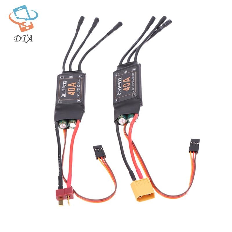 [DTA] Bộ điều khiển ESC tốc độ không chổi than Mitoot 40A 2-4S với 5V 3A UBEC cho RC FPV Quadcopter RC Máy bay trực thăng VN