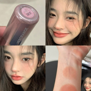 HERORANGE Blush Liquid Stick Thích hợp cho môi và má Chống thấm nước Hiệu chỉnh màu lâu trôi