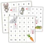 Mê cung số, tư duy logic, phát triển khả năng quan sát, bộ gồm 5tờ được in giấy a4, in màu