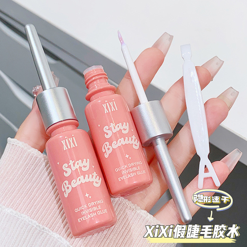 ✨Xixixi Nhanh Khô Lông Mi Giả Vô Hình Keo Nhẹ Nhàng Không Tạo Kiểu Trong Suốt Tự Nhiên Người Mới Làm Đẹp Dụng Cụ 25.6.30
