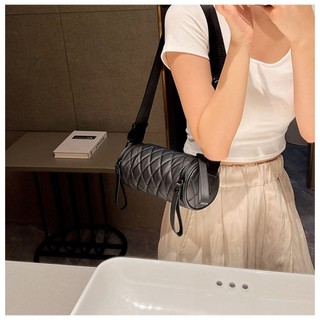 Túi xi lanh HEARTHLY, Túi xô Nylon màu trơn, Túi đeo chéo tròn dung tích cao cổ điển cho bé gái