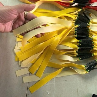 Dây kháng lực. Đàn hồi. Dây thun 2 lớp dầy 1mm đã buộc sẵn da. Chiều dài 15cm, 18cm, 22cm, 25cm màu ngẫu nhiên