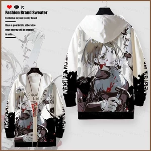 Siy7 Jujutsu Kaisen Anime Áo khoác 3D Áo khoác dài tay Cosplay Gojou Satoru Unisex Top Áo Hoodie thời trang Áo khoác ngoài Pl