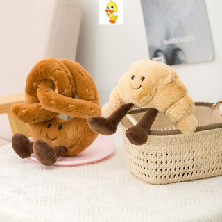 Plus Kawaii Dòng Bánh Mì Sang Trọng Đồ Chơi Bánh Mì Dễ Thương Búp Bê Hoạt Hình Bánh Mì Nướng Dính Búp Bê Mềm Lấp Đầy Búp Bê Trang Trí Máy Tính Để Bàn Trang Trí Nhà Cửa Bé Trai Và Bé Gái Búp Bê Trẻ Em Quà Tặng Sinh Nhật