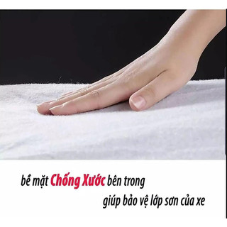 Bạt phủ xe ô tô VINFAST Fadil,Lux A2.0,Lux SA2.0VFVF E343,5,7,8,9 ,bạt 3 lớp tráng nhôm, chống xước có khoá kéo cánh cửa