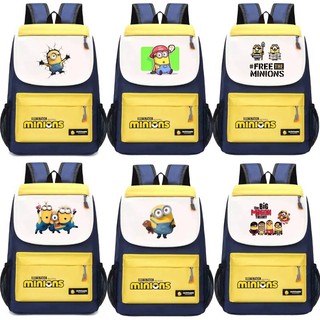Minions Ba Lô Trẻ Em Chất Lượng Cao Dung Tích Lớn Mẫu Giáo Trường Tiểu Học Ba Lô Hoạt Hình In Hình Ba Lô Dễ Thương Quà Tặng