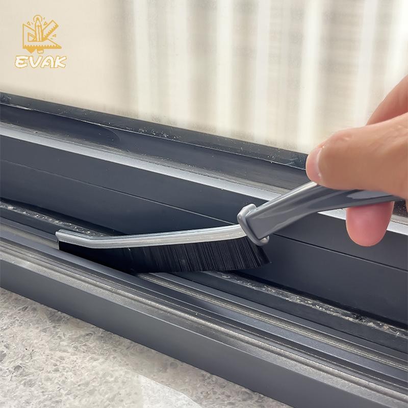 Alittlesetrtu Bàn Chải Vệ Sinh Ngói Nhà Bếp Làm Sạch Góc Chết Đa Năng Khe Cắm Cửa Sổ Bàn Chải Bụi Lông Cứng Bàn Chải Làm Sạch VN
