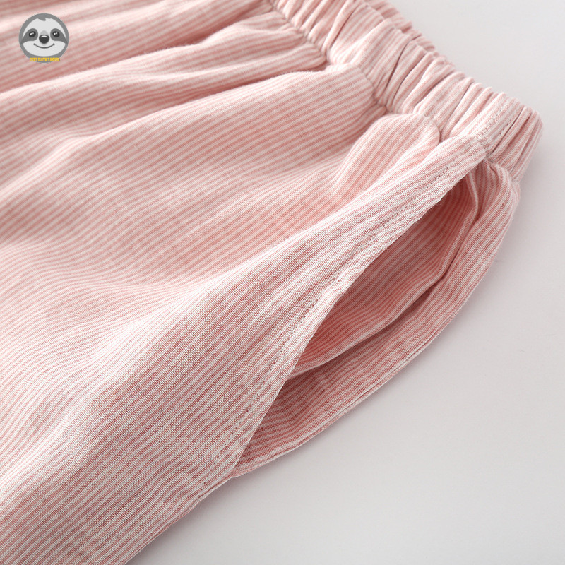Phong cách Nhật Bản Muji Style / Nữ Cotton Nguyên Chất Gạc Hai Lớp Áo Vest Không Tay Quần Short Bộ Đồ Ngủ / Có Thể Mặc Bên Ngoài Phong Cách Mỏng Homewear Suit