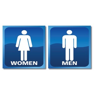 Biển chỉ dẫn lối đi toilet, Wc, nhà vệ sinh Nam nữ, bảng toilet WC nam nữ, bảng hướng dẫn nhà vệ sinh dán tường