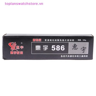 Toplanswatchstore keo dán ô tô 586 đen silicone chống thấm dầu, chất bịt kín sửa chữa VN