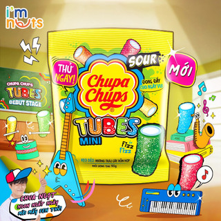 Combo 10 gói Kẹo dẻo Chupa Chups 24g đủ vị Alpenliebe Cầu vồng Sour Bites