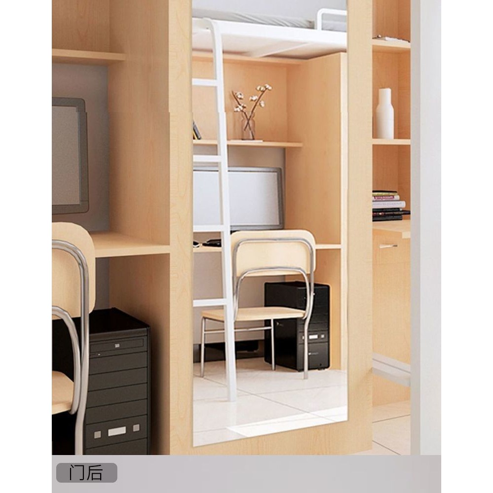 Acrylic Full-Body Gương Dính Tường Tự Dính Gương Mềm Phía Sau Cửa Thay Đồ Gương Treo Cửa Không Đục Lỗ Hidden Wardro