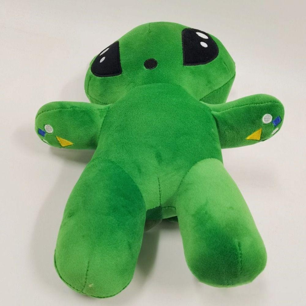 Búp bê động vật nhồi bông SAIA, Đồ chơi sang trọng dành cho người ngoài hành tinh 18 / 34CM mềm mại, Búp bê thoải mái đôi mắt to màu xanh lá cây dễ thương Quà tặng sinh nhật cho trẻ em