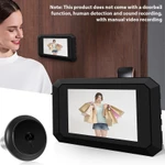 Camera nhìn trộm 3,97 inch cho cửa căn hộ Máy xem lỗ nhìn trộm kỹ thuật số LCD 2MP Camera hồng ngoại màu 120 độ Màn hình cửa 1080P Tích hợp pin 1400mAh Type-C có thể sạc lại — ảnh 3