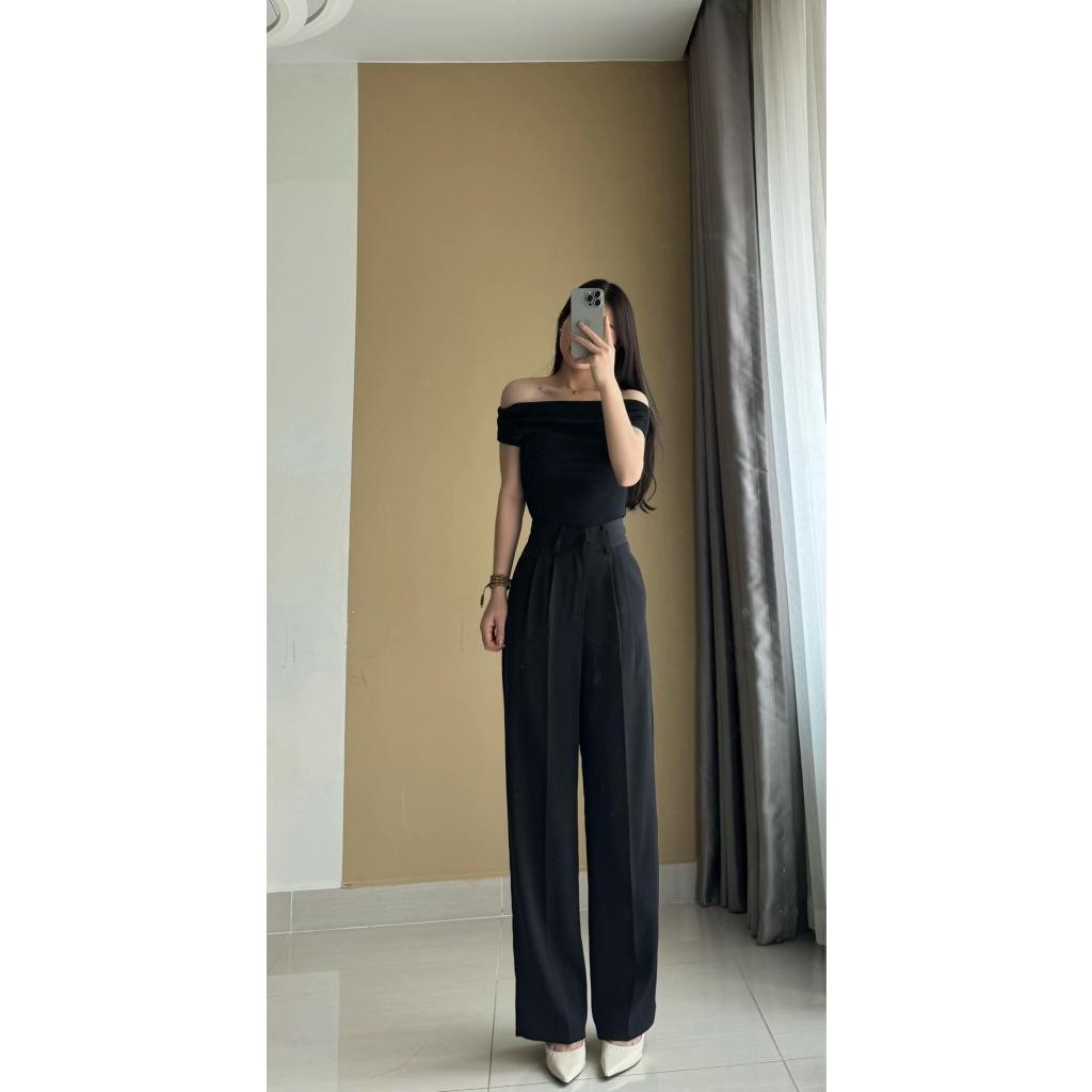Quần Tây Ống Suông (Chất Gold Nhật) Mềm Mịn Lưng Cao Tôn Dáng Dài 97cm và 102cm