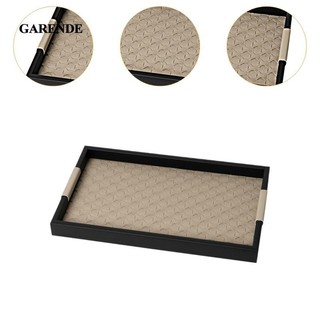 Garende Để Bàn Sắp Xếp Lưu Trữ Khay Đựng Nước Hoa Phong Cách Tổ Chức Da PU Đa Năng Trang Trí Cho Bàn Làm Việc Nhà Mặt Bàn