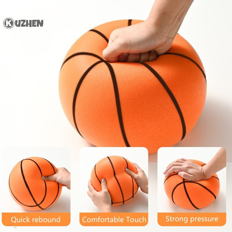 Bóng rổ KUZHEN 18/21/24cm Silent Rebound - Quà Tặng Trẻ Em, Bền Bỉ, Hot