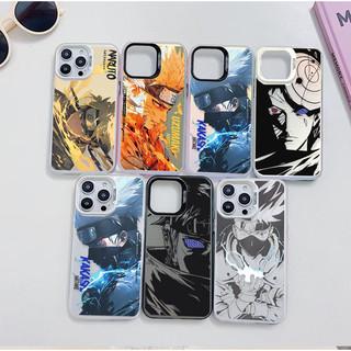 Ốp Điện Thoại Anime Naruto Cho Samsung Galaxy S25 S24 S23 Ultra S24FE S23FE S20FE Ốp Lưng Sasuke Obito Hatake Kakashi Xu Hướng Thương Hiệu Cool Laser IMD Matte Hard