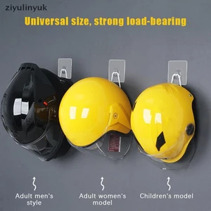 Ziyulinyuk Giá Treo Tường Mũ Bảo Hiểm Xe Máy/Xe Đạp, Thép Không Gỉ, Móc Hiển Thị