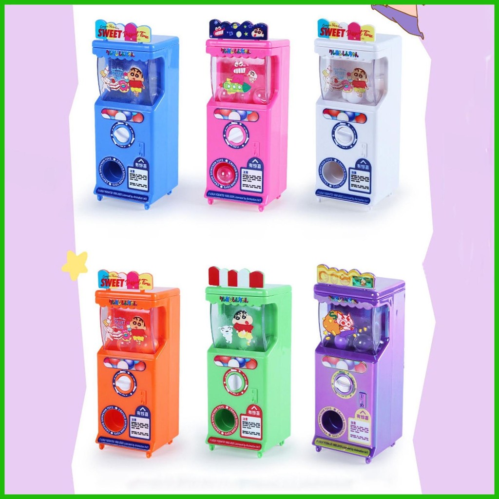Dành Cho Crayon Shin-chan Gumball Máy Đồ Chơi Nhẹ Máy Giải Thưởng Hoạt Hình Gashapon Trò Chơi Máy Tính Để Bàn Thiết Bị