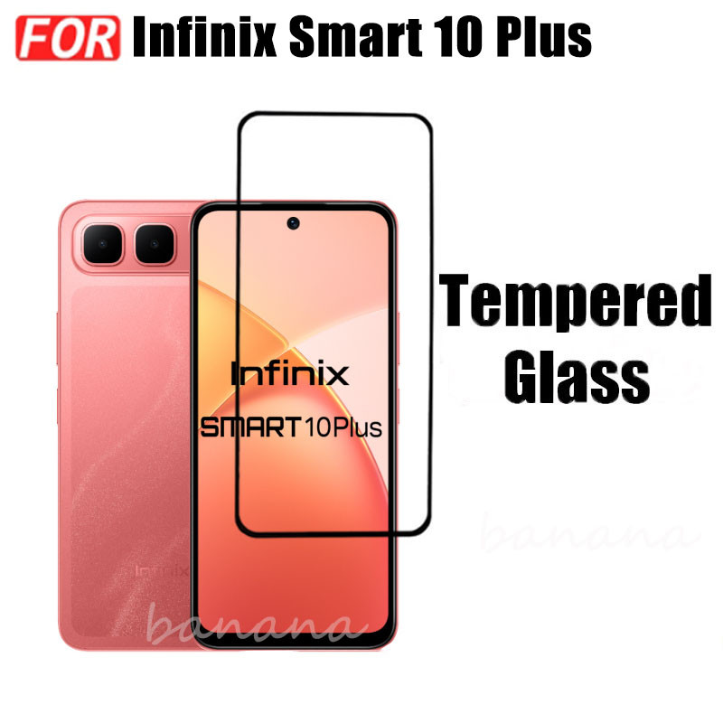 Phim kính cường lực 3 TRONG 1 Infinix Smart 10 Plus cho Infinix Smart 10 Smart 10 HD Full Cover Kính bảo vệ màn hình + Phim ống kính máy ảnh + Phim mặt sau