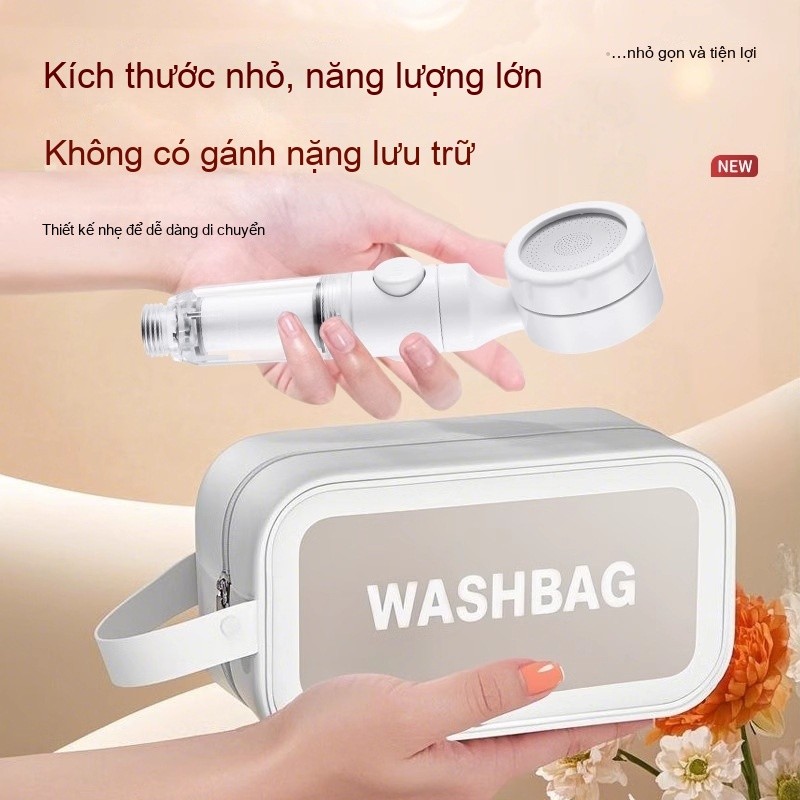 Bộ lọc đầu vòi hoa sen cầm tay Máy phun vòi hoa sen cầm tay 3 chế độ phun nước cho du lịch