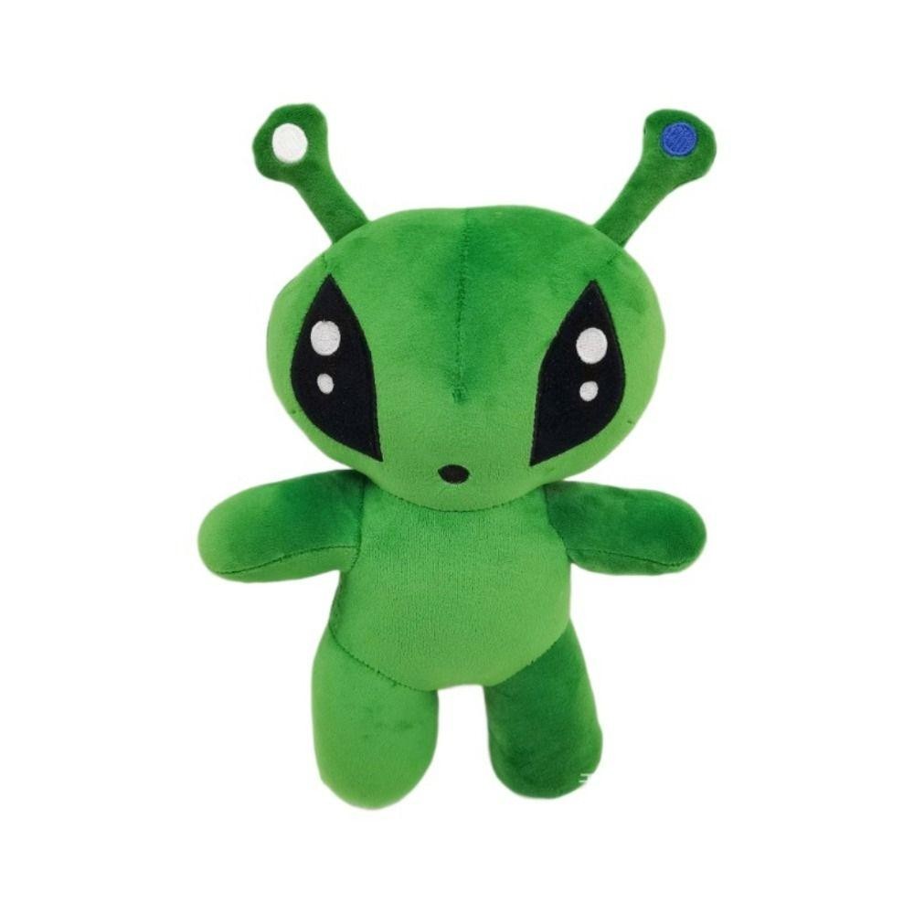 Búp bê động vật nhồi bông SAIA, Đồ chơi sang trọng dành cho người ngoài hành tinh 18 / 34CM mềm mại, Búp bê thoải mái đôi mắt to màu xanh lá cây dễ thương Quà tặng sinh nhật cho trẻ em