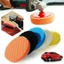 GAVESTO 5 Cái / bộ Bộ Miếng Lót Đánh Bóng Ô Tô, Miếng Bọt Biển Đánh Bóng Tự Động 3 / 4 / 5 / 6 / 7 Inch Có Thể Tái Sử Dụng, Bộ Miếng Lót Đánh Bóng Ô Tô Tự Động Tròn Tự Dính Cho Máy Đánh Bóng Ô Tô Dril