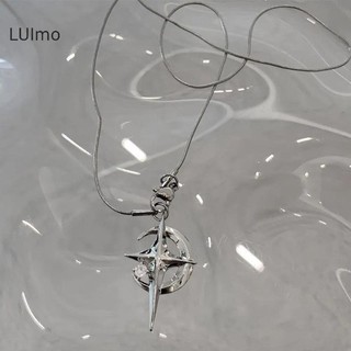 Luimo Mặt Trăng Sang Trọng Ngôi Sao Mặt Dây Chuyền Galaxy Vòng Cổ Nữ Thoáng Mát Cổ Dây Xích Xương Đòn Phong Cách Hàn Quốc Trang Sức Thời Trang Đảng Quà Tặng SBS