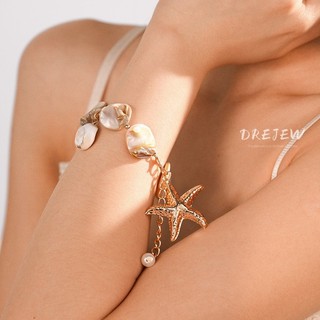 Drejew ins Biển Gió vỏ mảnh sao biển vòng cổ khí chất kỳ nghỉ không đều vòng cổ nữ