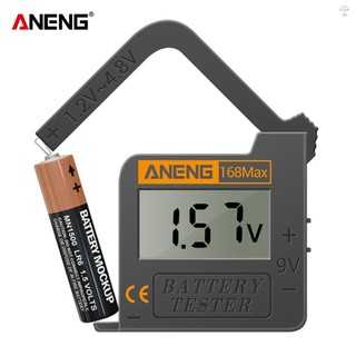 Máy kiểm tra pin ANENG 168MAX Máy kiểm tra màn hình kỹ thuật số Máy kiểm tra điện áp pin Công cụ kiểm tra dung lượng pin Máy kiểm tra đa năng để kiểm tra pin nút AA AAA