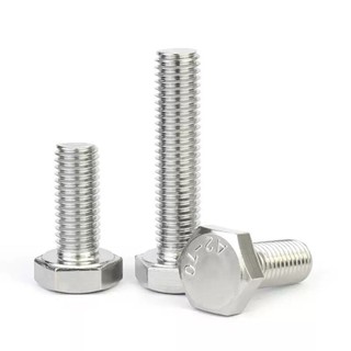 (((LXY) Bulong lục giác ngoài inox 304, ốc inox  lục giác ngoài M6 / M8 * L: 6-250mm (RM-VN-1)