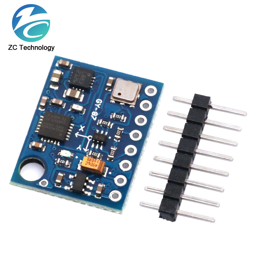GY-87 10DOF Mô-đun MPU6050 HMC5883L L883 BMP180 GY87 Mô-đun cảm biến 3V ...