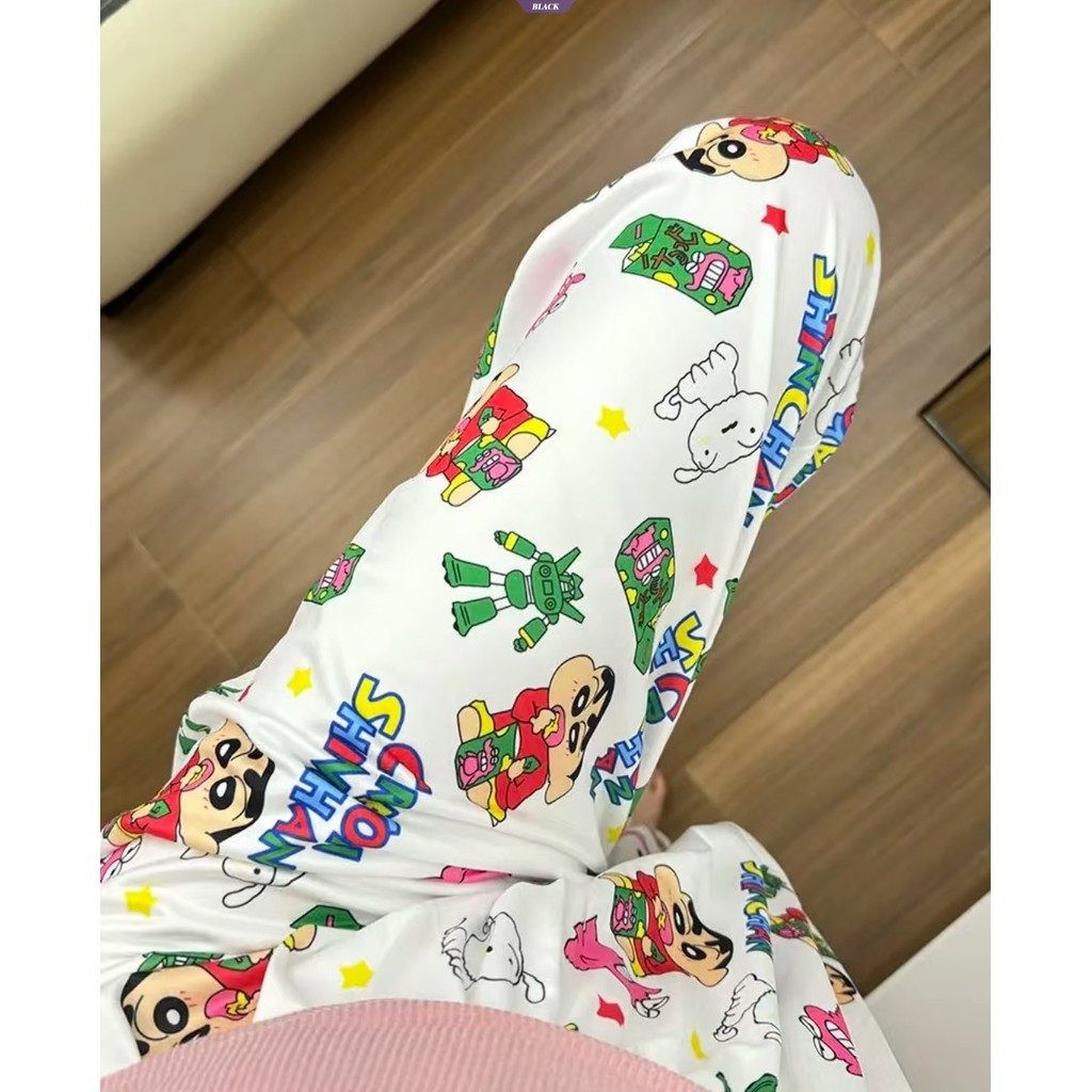 Robot Crayon Shin-chan In Đa Năng Pyjama Quần Xuân Thu Rời Quần Gia Đình [BL]