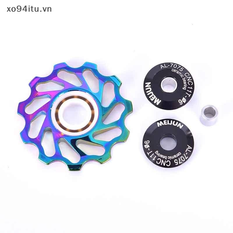 Xoitu 11T 13T Xe Đạp Gốm Ròng Rọc Hợp Kim Nhôm Derailleur Phía Sau Mang Jockey Wheel VN