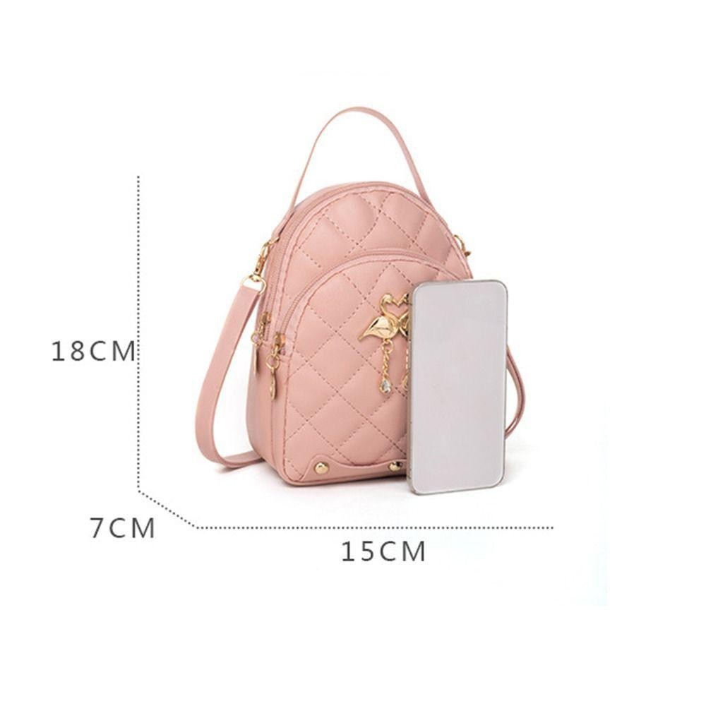 Túi Đựng Sách Da HOBBYIN, Ba Lô Mini Thêu Da PU, Thời Trang Dễ Thương Dung Tích Lớn Thiên Nga Đồ Trang Trí Túi Xách Nữ