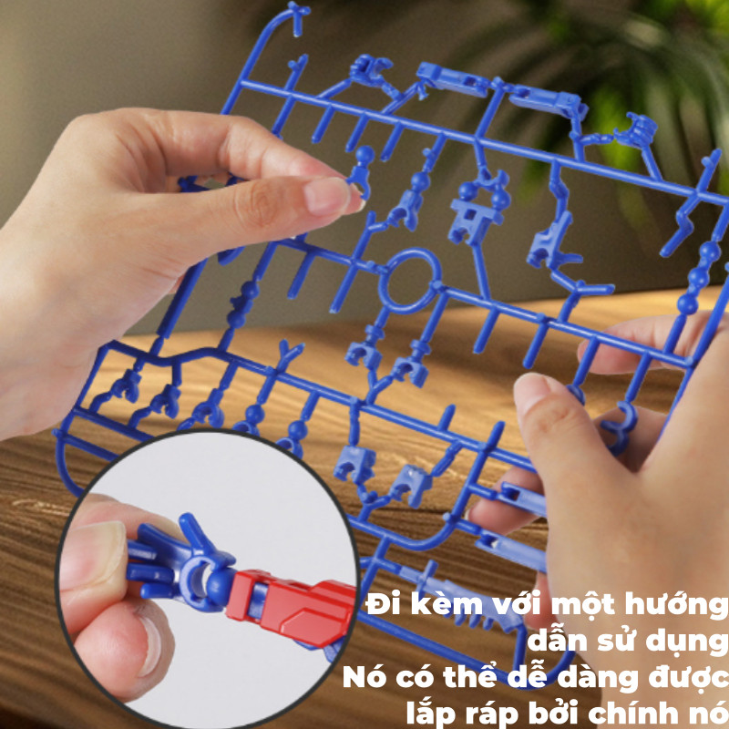 【SKISOPGO】Đồ chơi lắp ráp DUMMY mô hình búp bê in 3D nhiều khớp di chuyển (tự ráp) - khớp cử động linh hoạt