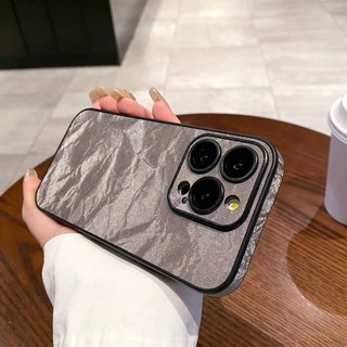 Phim Bảo Vệ Ống Kính Vải Flannel Họa Tiết Núi Tuyết Màu Trơn Ốp Lưng Điện Thoại iPhone 16Promax 12 13 14 15 Pro Max 11 Nam Nữ Vỏ Di Động Chống Sốc