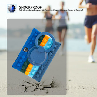 Ốp Silicon Mềm Xoay Bong Bóng Pop Cho JJGJ TB02 QPDQ TB02 / AWOW TB02 10.1 inch Trẻ Em An Toàn Máy Tính Bảng Đứng