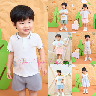 La Pomme SS25 tổng hợp bộ cộc tay, ba lỗ cho bé từ 6m-5y T6.0
