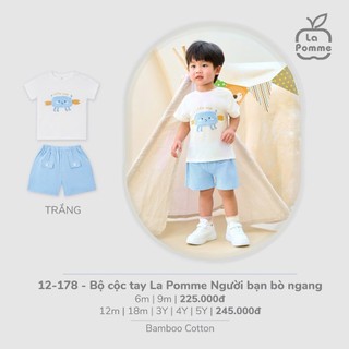 La Pomme SS25 tổng hợp bộ cộc tay, ba lỗ cho bé từ 6m-5y T6.0